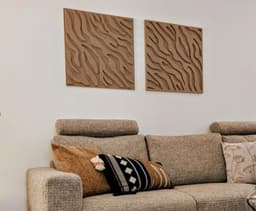 Coral panel sand