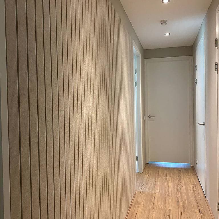 EASYfelt wandpaneel met lijnen - PET-vilt