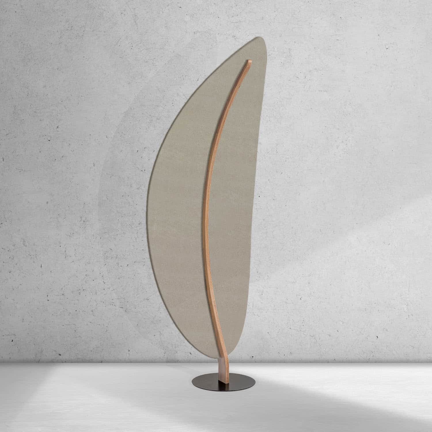 EASYfelt LeaveMe lemon oak beige - staande room divider